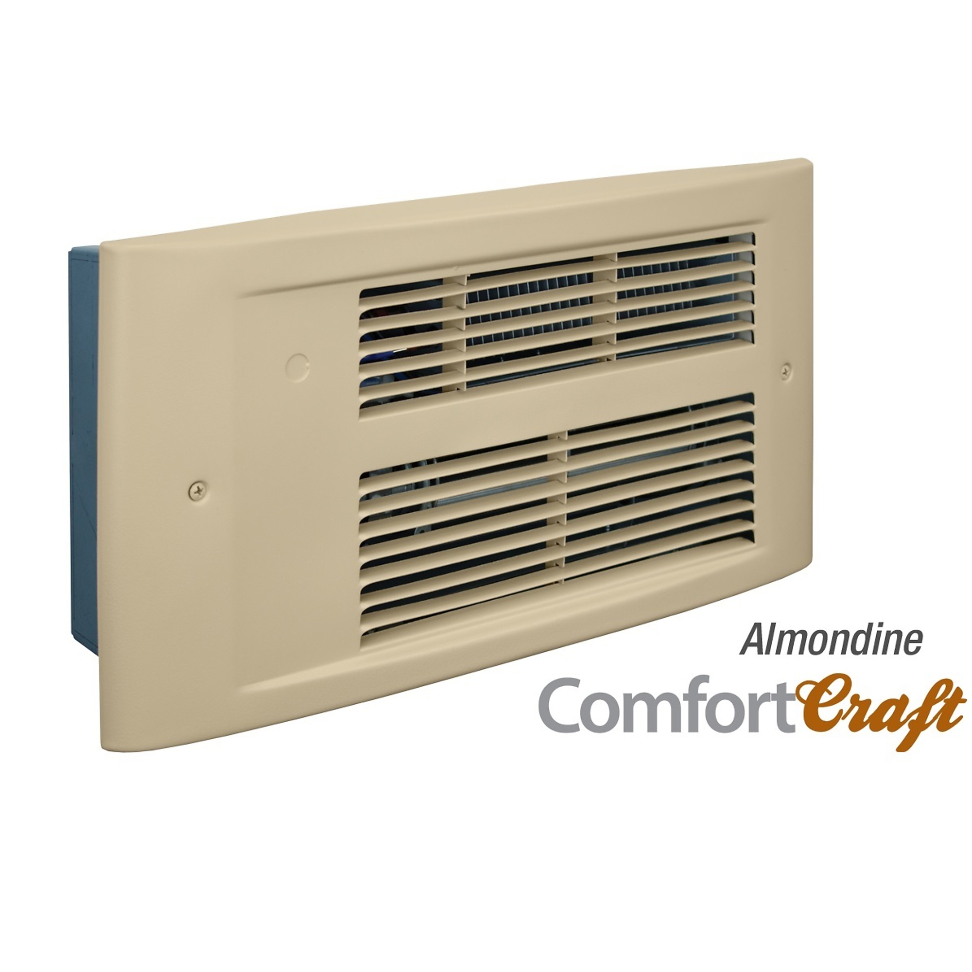 King Electric, Wall Heater, Almondine, Heat Output 5971 Btu/hour, Heating Capability 175 ft², Fuel Type Electric, Model# PX2417-AD-R